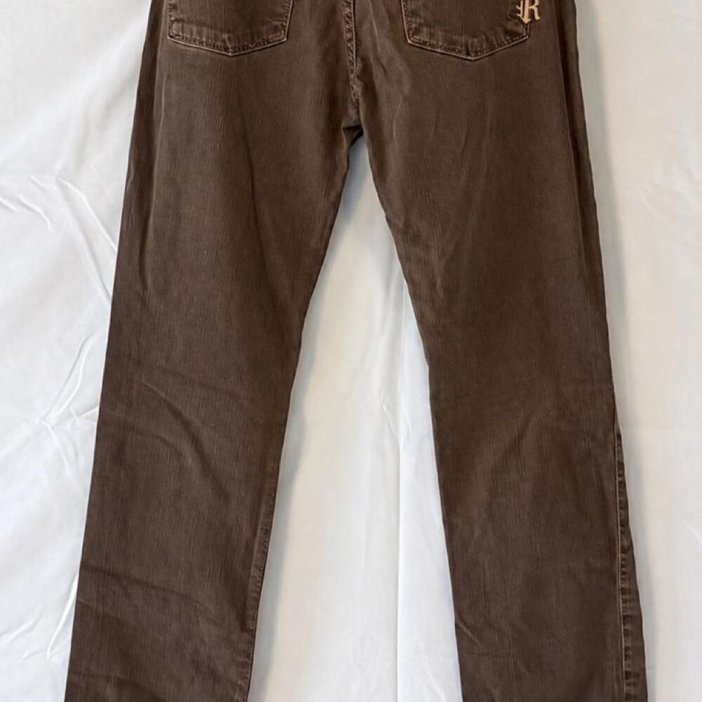 Low Rise Brown Corduroy Jeans